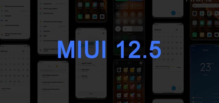 MIUI 12.5 sürümü