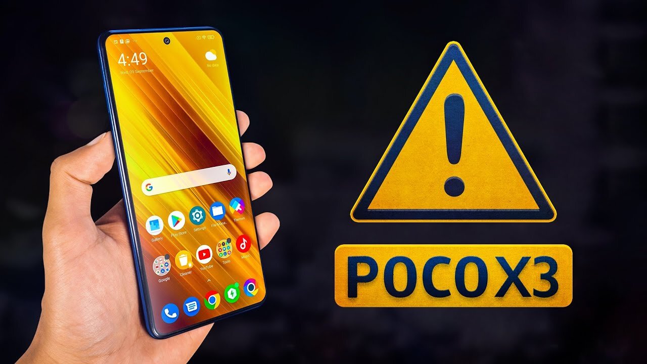 POCO X3 ekranım sarıya döndü